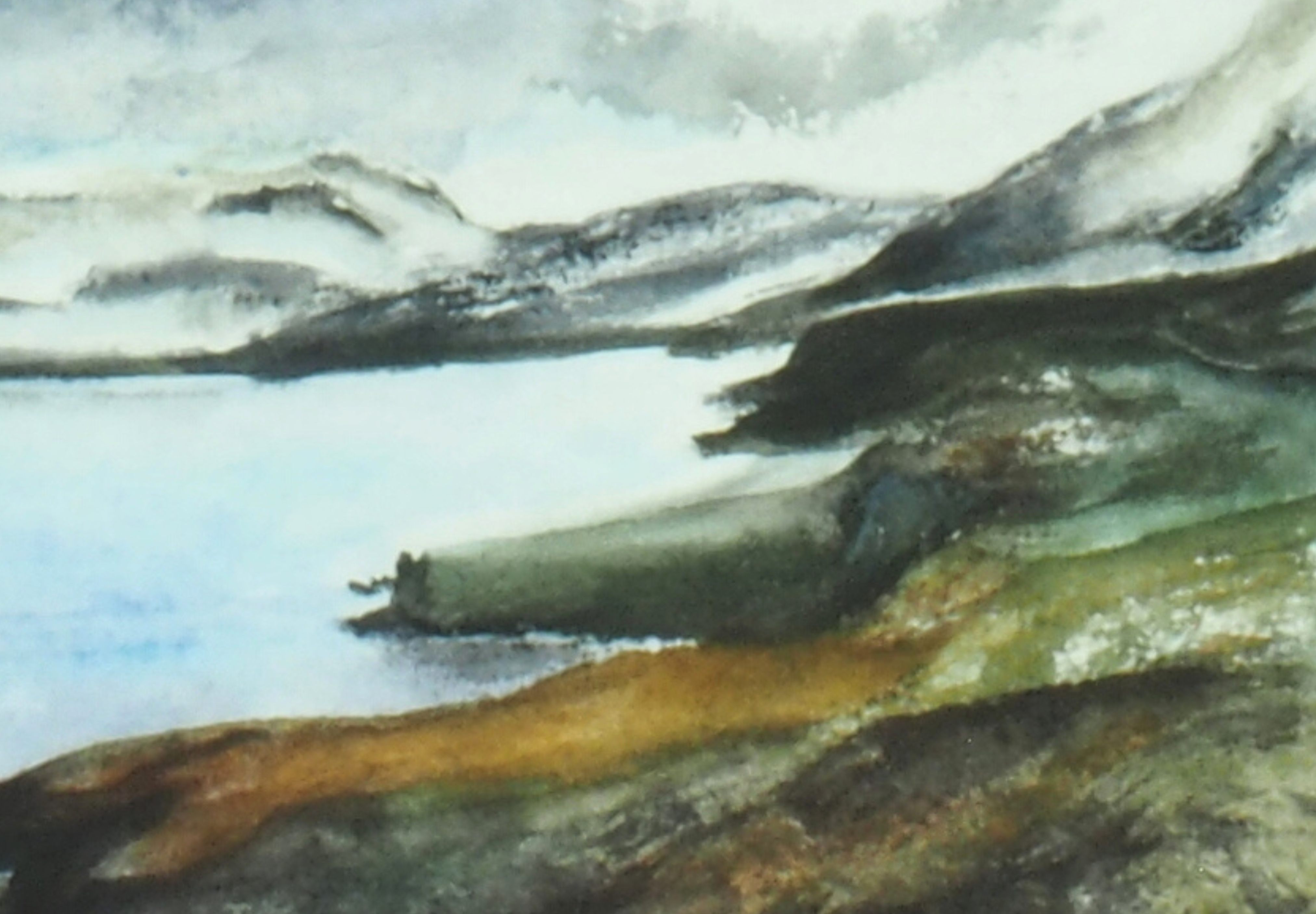 Landschap Ijslandse Fjorden detail