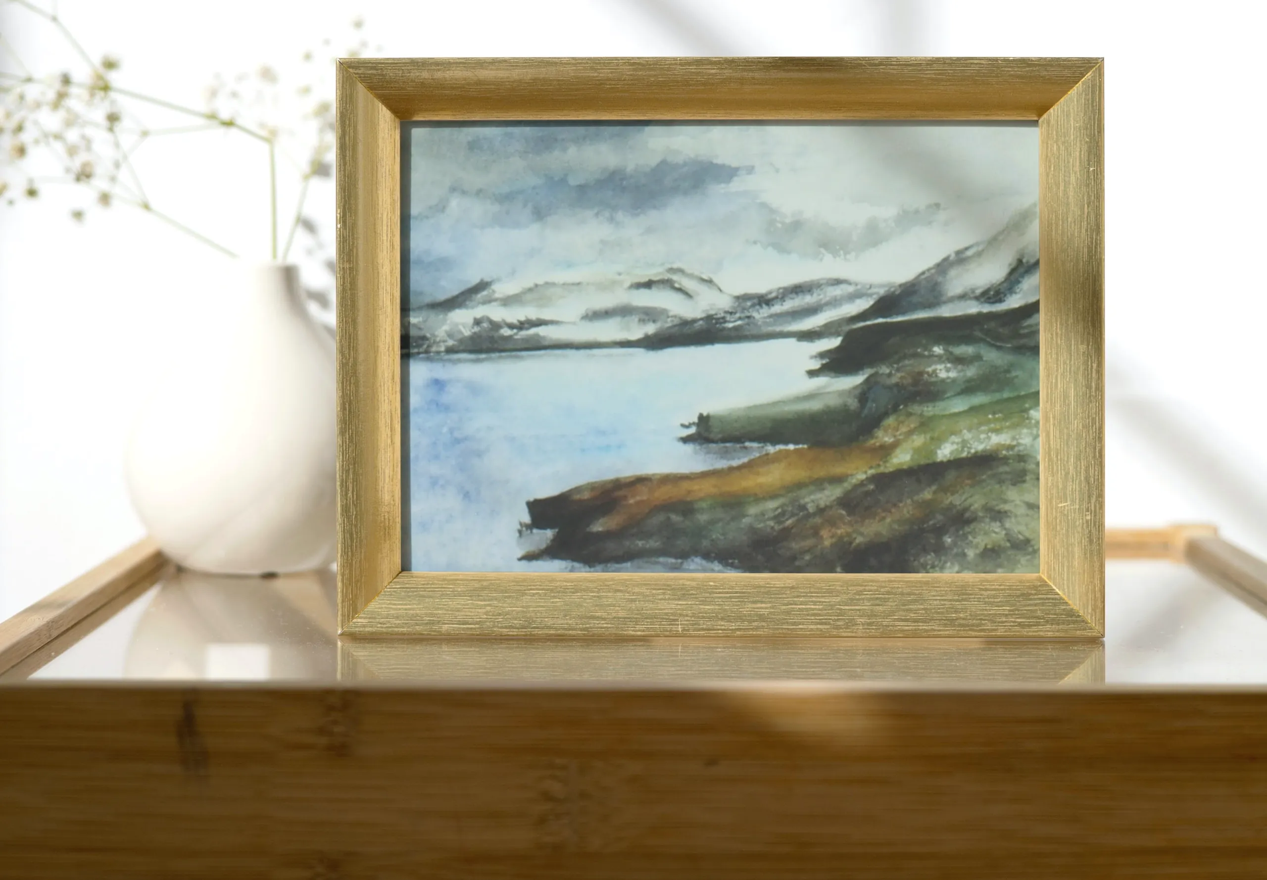 Landschap Ijslandse Fjorden interieur
