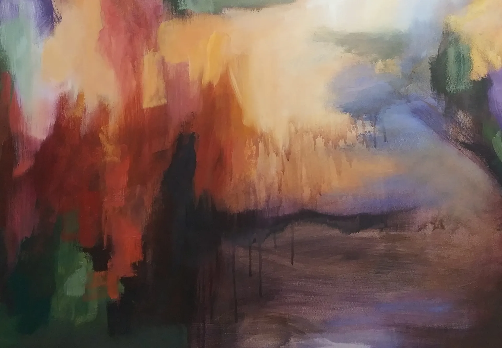Imagine oil painting