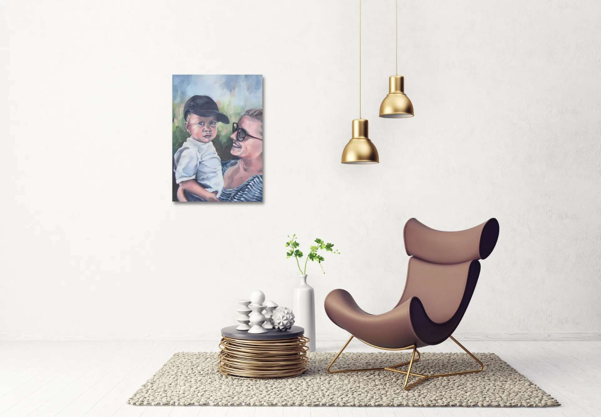 Duo portret interieur