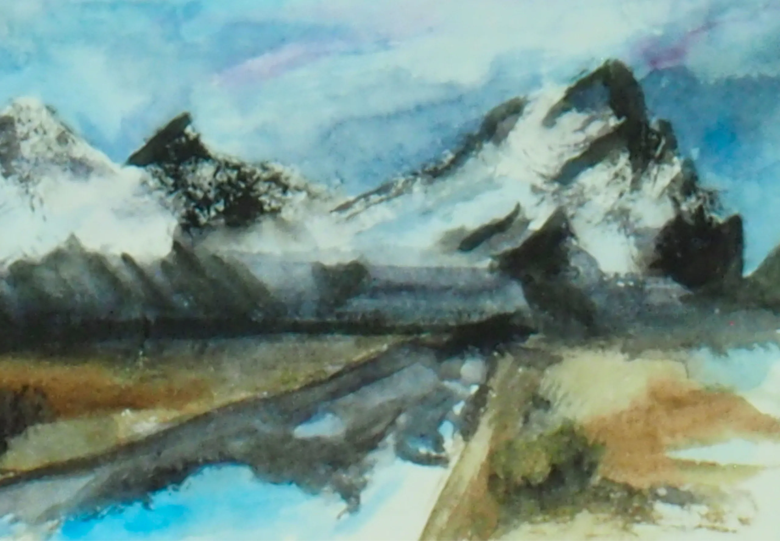 Landschap Vestahorn detial