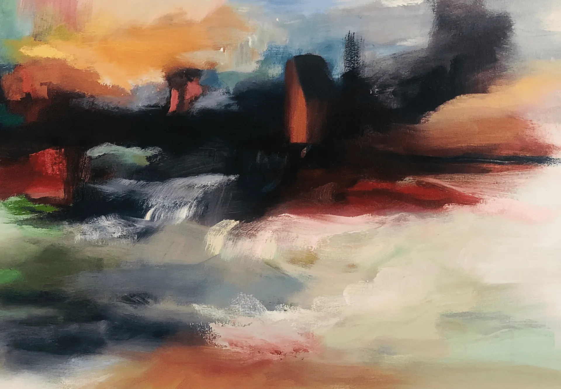 Evening glow detail
