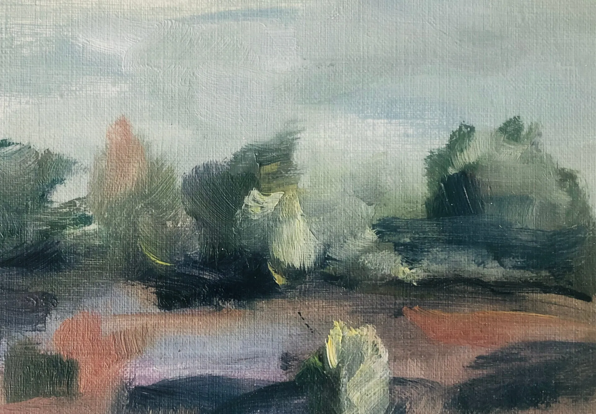 Greyisch oil painting